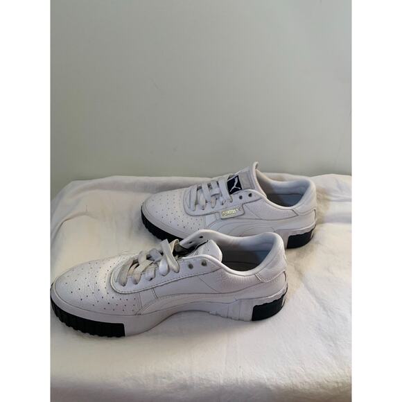 Puma Cali Platform Womens Size 9.5 White Sneakers Casual Shoes 369155-04 - Picture 6 of 12